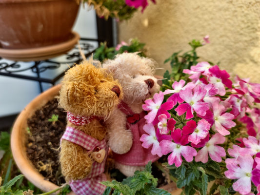 Tristan und Isolde mit Blumen 