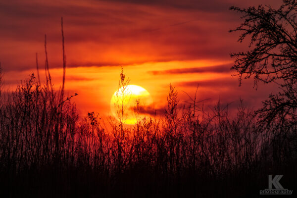 Rückblick 2012 Sonnenuntergang